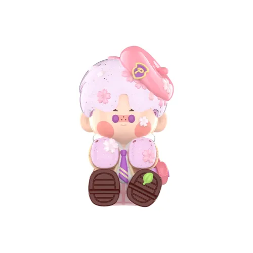 POP MART Коллаборация PINO JELLY Весенний цветок сакуры Цветное прозрачное коробочное издание с карточкой 9 см