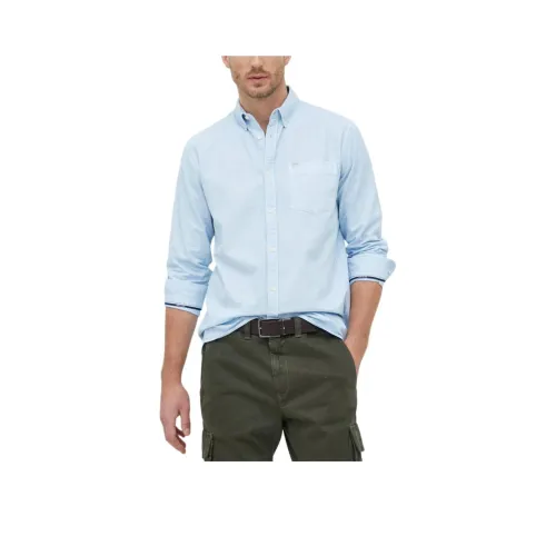 Pepe Jeans Blue Men's Shirts Пепе Джинс Синий Мужские Рубашки