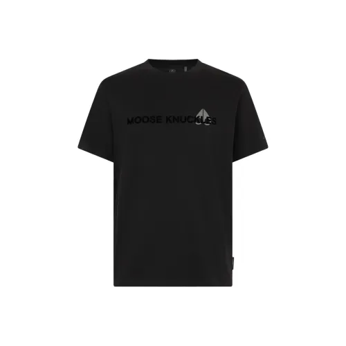 Moose Knuckles Мужские Черные T-рубашки