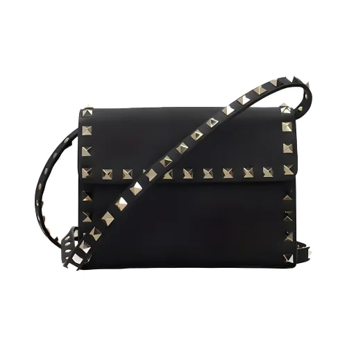 Valentino Rockstud Кожа Сумка через плечо Мини Женская Черная