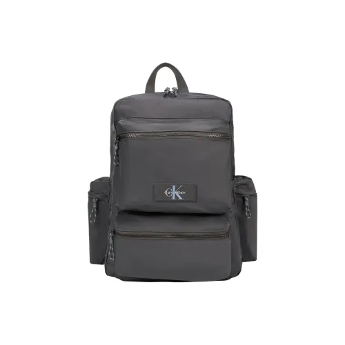 CALVIN KLEIN Ткань Рюкзак Стандартный Мужской Гранитно-Серый