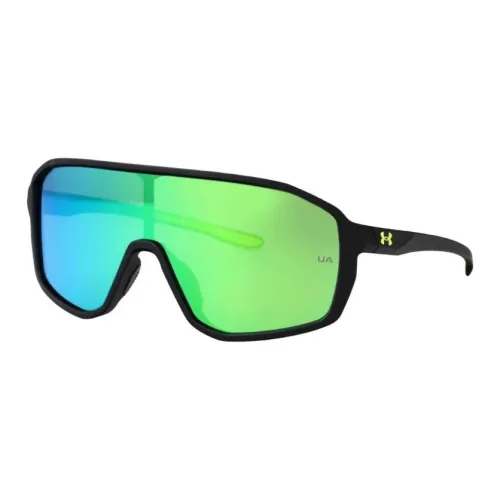 Under Armour Ацетат Прямоугольные Солнцезащитные очки Мужские Черные