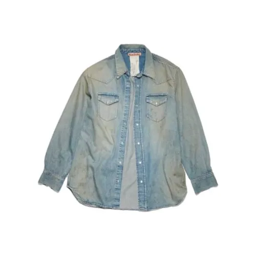 Acne Studios Acne Studios FW23 Tannin Series Средне-голубой Унисекс Рубашки