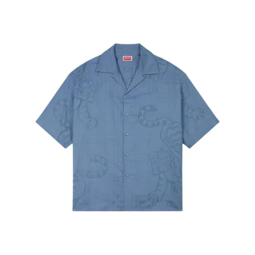 KENZO Мужские Синие Рубашки