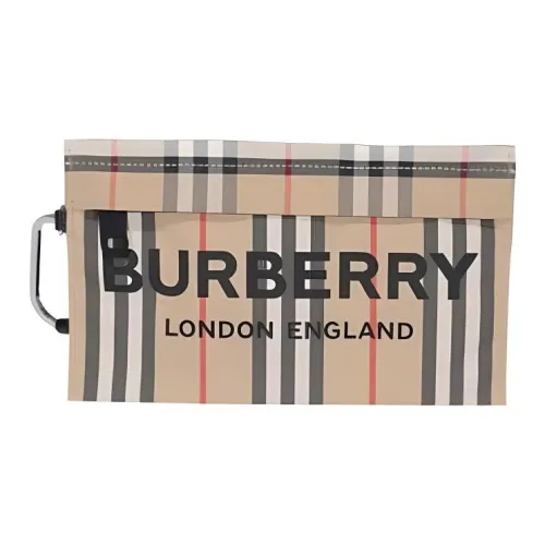 Burberry Нейлоновая Сумка Сумка через плечо Сумка через плечо Клатч Женский Бежевый
