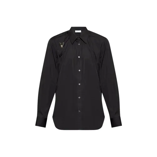 Alexander McQueen SS25 Рубашка Мужская Черная