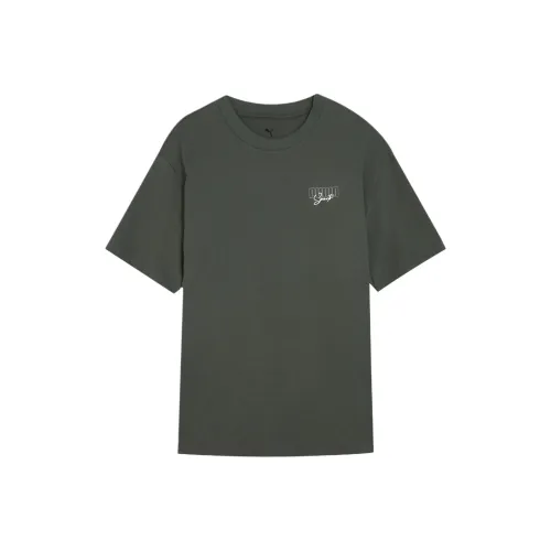 PUMA Elevatedgraphic SS25 T-Shirt Мужская Минеральный Серый 21