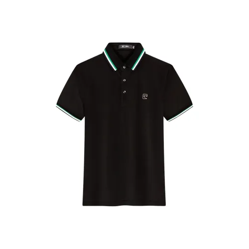 SEPTWOLVES Облегающая Удобная Поло с Отложным Воротником Мужская