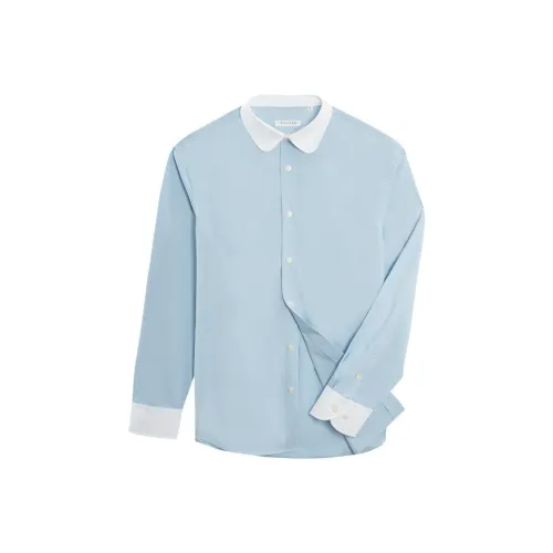 CULTUM Blue Men's Shirts CULTUM Синий Мужские Рубашки