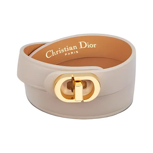 DIOR Коровья кожа Наручные повязки Женские Серый