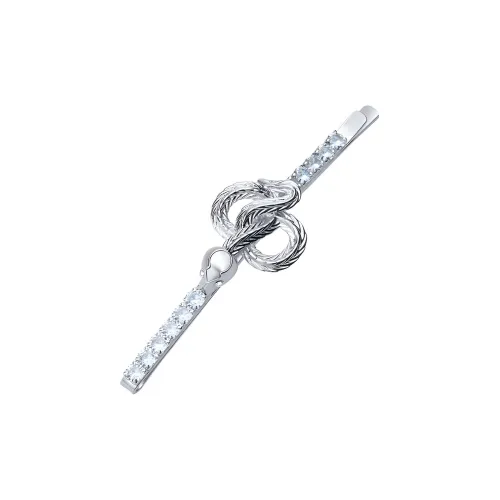 MIDNIGHT OPERA HOUSE Swarovski Элемент Кристальный, Искусственный Faux Кристальный, Белый, золотой Покрытый Медный Заколки для волос Белый, золотой Женские