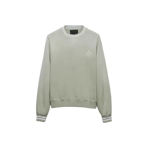 PRADA SS24 Свитшот Мужской Зеленый