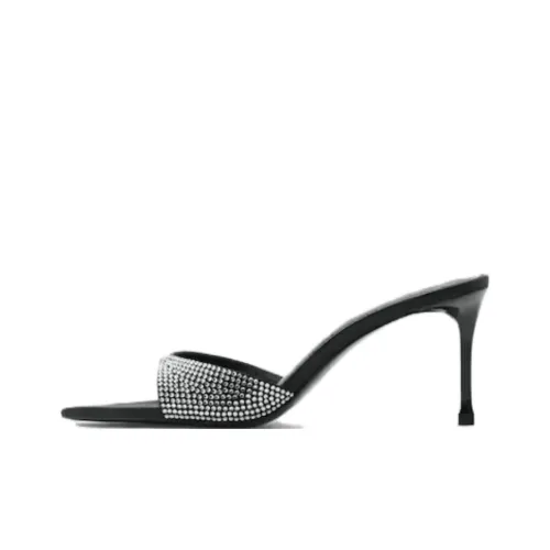 MANGO Устойчивые к истиранию Слипоны Женские Черные