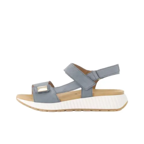 Gabor Модный One Ремень Сандалии 4CM Женские Синие