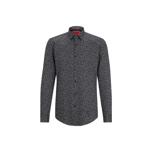 Hugo Boss Мужские Черные Рубашки