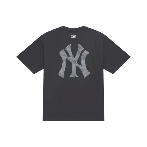 MLB MONOGRAM Коллекция New York Yankees SS25 T-Shirt Унисекс Угольный Серый