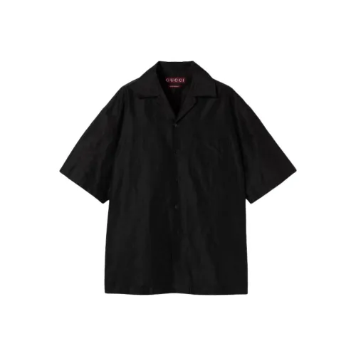 GUCCI Мужские черные рубашки