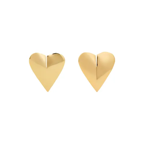 Alaia Brass Earrings Унисекс Золото
