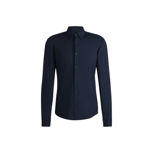 Hugo Boss Рубашка Мужская Морской Синий