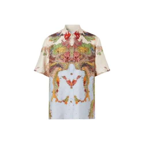 Burberry Рубашка Мужская Светло-Синяя