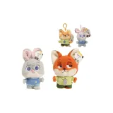 Джуди Ник Милый Карамельно-коричневый Плюшевый Игрушка + Джуди Ник Милый Карамельно-коричневый Брелок