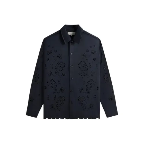 KITH SS24 Рубашка Унисекс Темно-черная