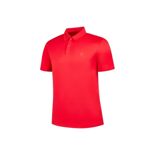 QIAODAN Поло Мужское Томат Красный