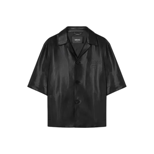 VERSACE Мужские Черные Рубашки