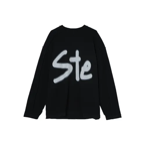 Свитшот Silente из вафельной вязки с круглым вырезом унисекс