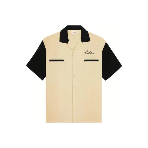 CELINE Milky Бежевый Мужские Рубашки