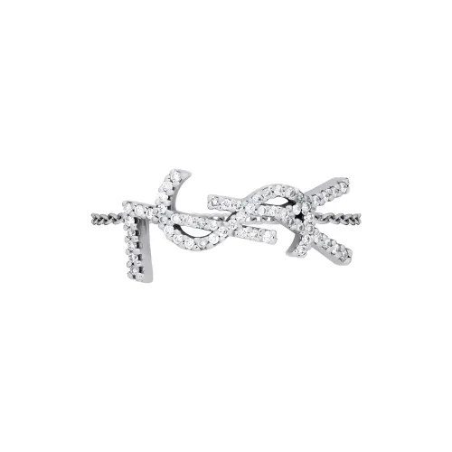 SAINT LAURENT 18К золото кольца с алмазами женские серебряные