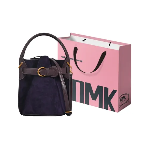 NOMK PU (полиуретан) замша одно плечо сумка стандартная женская фиолетовая