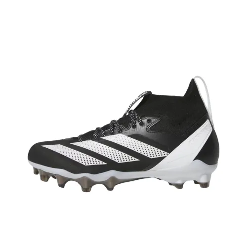 Adidas ADIZERO IMPACT+ Slip-resistant Abrasion-resistant Football Cleats Men's Black White Adidas ADIZERO IMPACT+ Противоскользящие Устойчивые к истиранию Футбольные бутсы Мужские Черный Белый