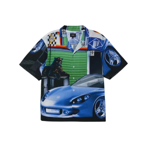 HUF SS24 Синий Унисекс Рубашки