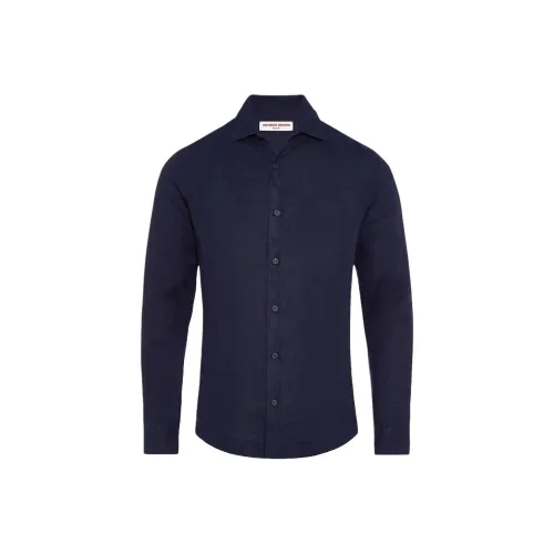 Orlebar Brown Рубашка Мужская Морской Синий