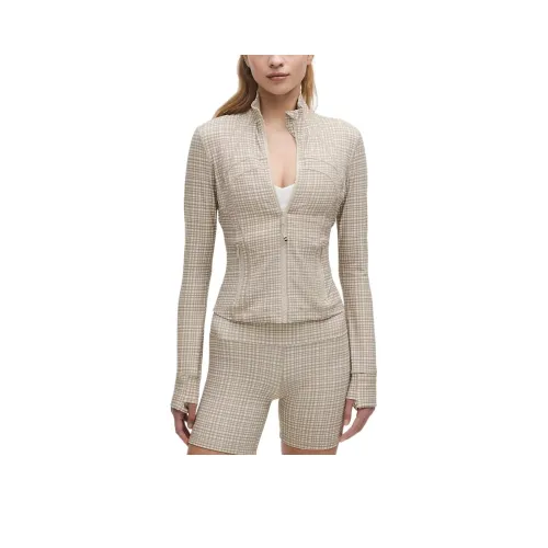 lululemon Куртка Женская Светлый Айвори Mesh Светящийся Mesh Светлый Айвори MULTI