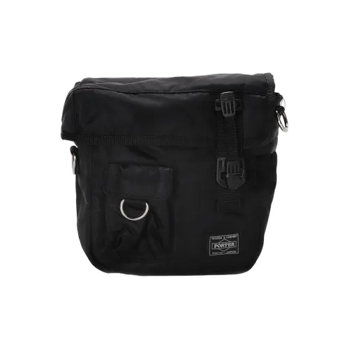 CDG Porter YOSHIDA Коллаборация Нейлон Кроссбоди Сумка Сумка через плечо Унисекс Черный