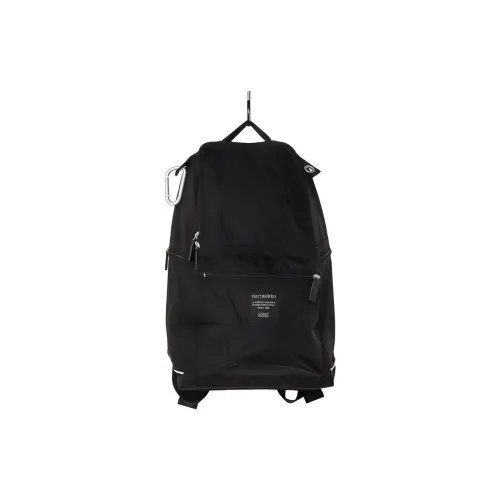 MARIMEKKO Nylon Backpack Unisex Black MARIMEKKO Нейлоновый рюкзак унисекс черный
