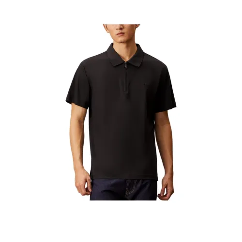 CALVIN KLEIN Поло Мужское Черное