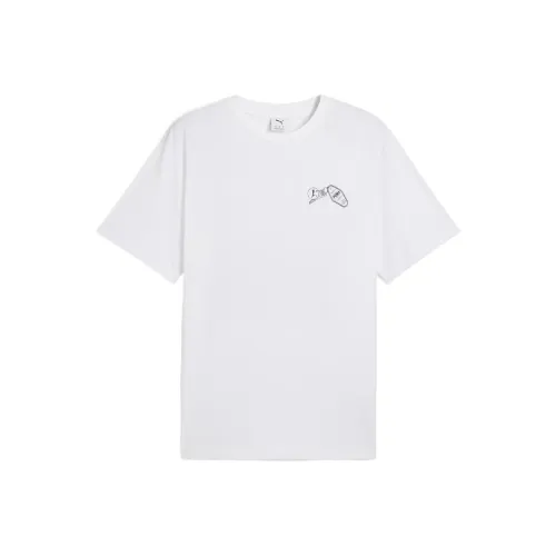 PUMA Белая Мужская Футболка