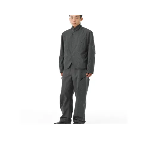 YAUSYE Осенние Куртки и Пальто Стандарт Мужской Светло-Серый