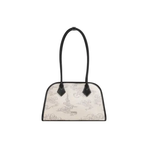 LOSEA Хлопок Одно плечо Сумка Средний Женский Черный