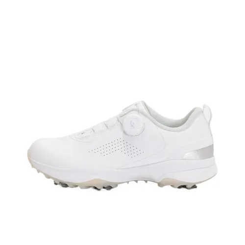 Callaway AERO SPORTS Противоскользящие Низкие Топы Обувь для гольфа Женская Белая Серебряная