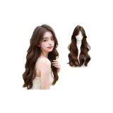 Корейский стиль Lazy стиль Кудрявые волосы - Восемь персонажей стиль [Мокко] 55 см
