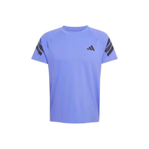 Adidas 3 StripesIcon T Рубашка Мужская Полу-Кобальтовый Синий Черный