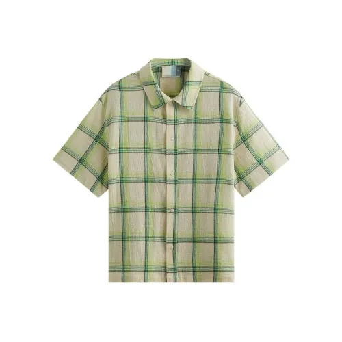 KITH Collaboration Зеленые Мужские Рубашки