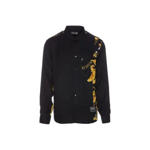 VERSACE JEANS COUTURE Рубашка Мужская Черная