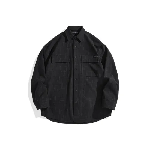 PEACEBIRD MEN Рубашка Мужская Черная