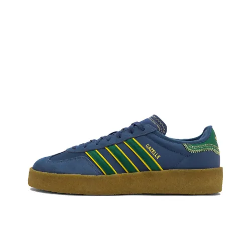 CLOT x Adidas Originals Gazelle Аbrasion Resistant Низкие Кроссовки для Скейтбординга Унисекс Синие