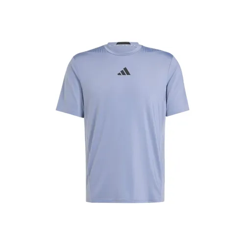 Adidas Silver Purple Men's T-Shirts Adidas Серебряный Фиолетовый Мужские Футболки